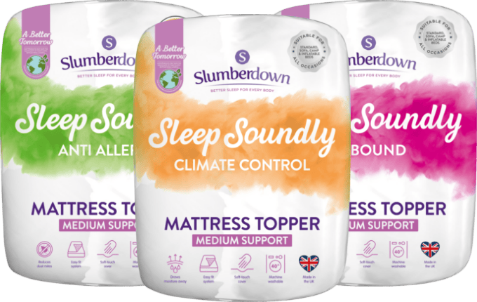 Slumberdown Sleep Soundly products