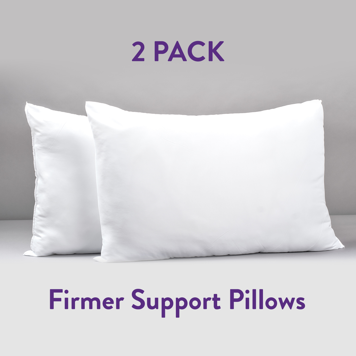 Super Support Firmer Pillows 2 Pack